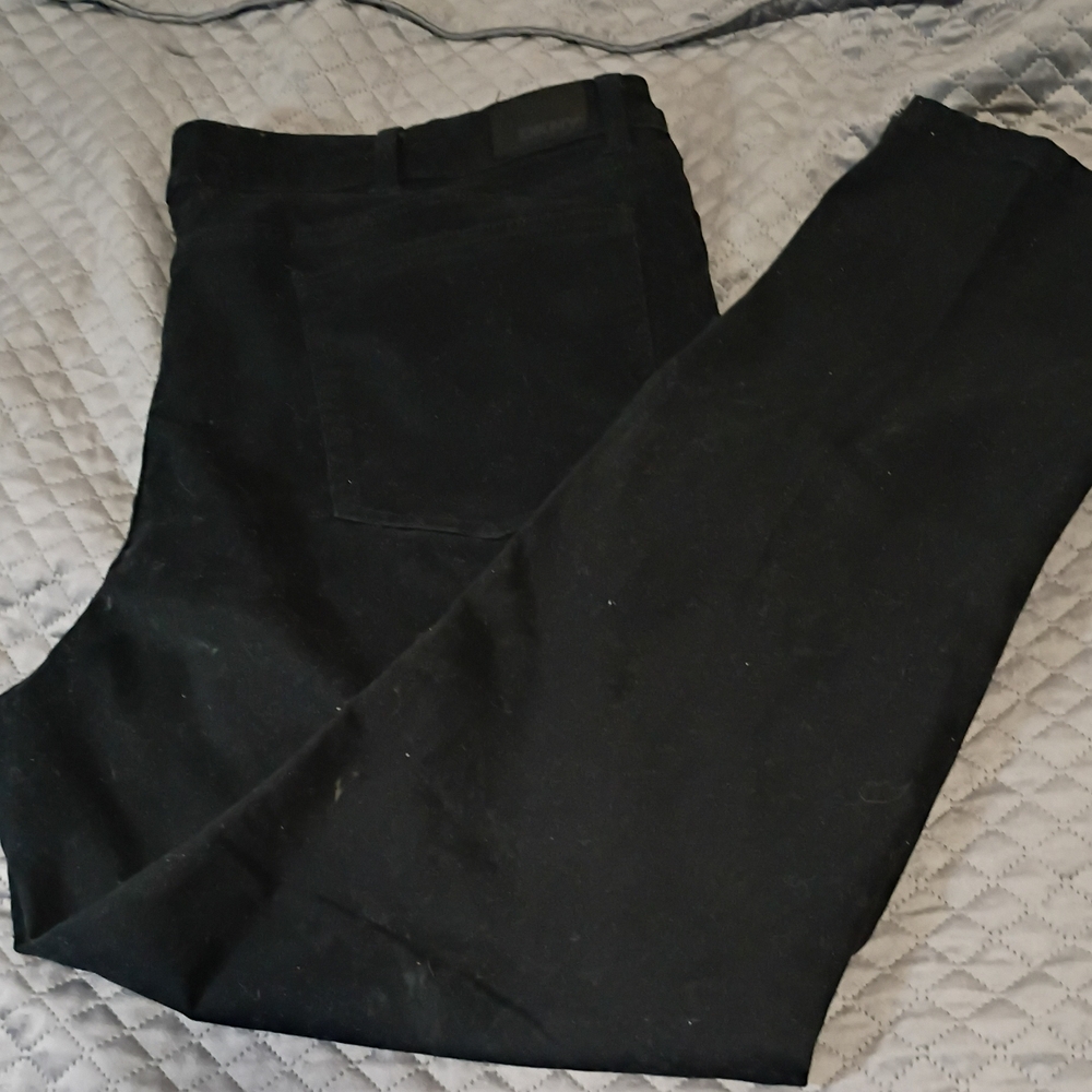 DKNY Men's Corduroy Black Pants